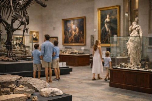 Marcus Briggs at museum